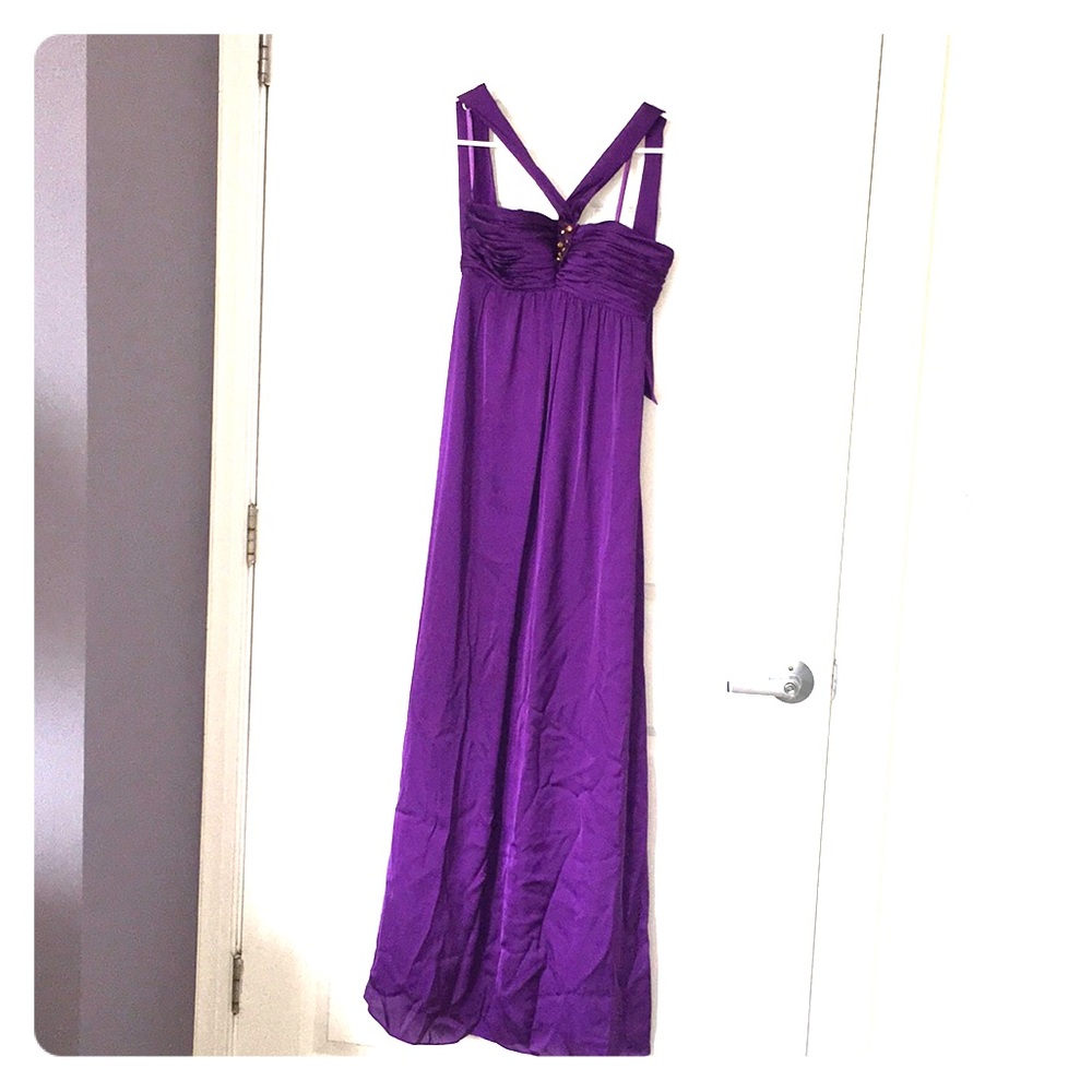 Halter neck formal / prom gown by BCBG